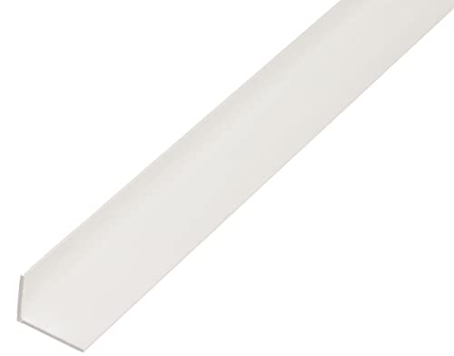 Alberts 488260 Winkelprofil | Kunststoff, weiß | 1000 x 40 x 10 mm von Alberts