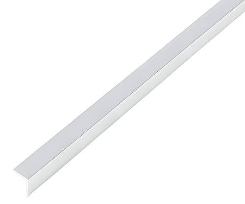 Alberts 488529 Winkelprofil | selbstklebend | Aluminium, chromdesign | 1000 x 20 x 20 mm von Alberts