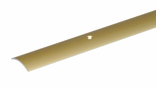 Alberts 490027 Übergangsprofil | gebohrt | Aluminium, sandfarbig eloxiert | 900 x 30 mm von Alberts