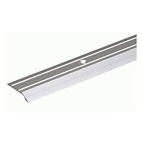 Alberts 490508 Ausgleichsprofil | gebohrt | Aluminium, edelstahlfarbig eloxiert | 900 x 30 mm von Alberts