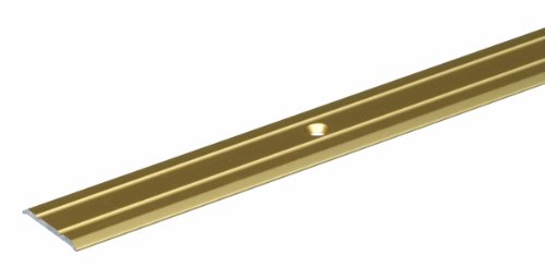 Alberts 491383 Übergangsprofil | gebohrt | Aluminium, goldfarbig eloxiert | 900 x 38 mm von Alberts