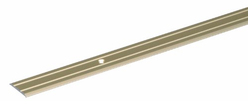 Alberts 491390 Übergangsprofil | gebohrt | Aluminium, sandfarbig eloxiert | 900 x 38 mm von Alberts