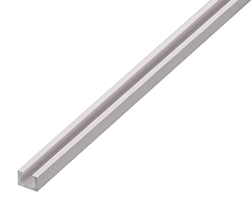 Alberts 492618 Nutprofil | Aluminium, silberfarbig eloxiert | Nutbreite 6 mm | 1000 x 14 x 10 mm von Alberts