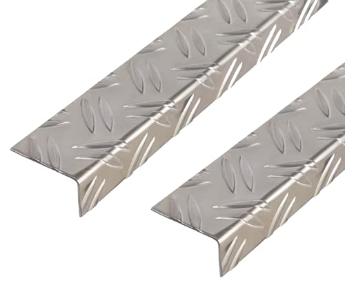 Alberts 497422 Winkelprofil | Riffel-Prägung | Aluminium, blank | 1000 x 65,6 x 35,5 mm | 2er Set Alberts 497422 Winkelprofil | Riffel-Prägung | Aluminium, blank | 1000 x 65,6 x 35,5 mm | 2er Set von Alberts