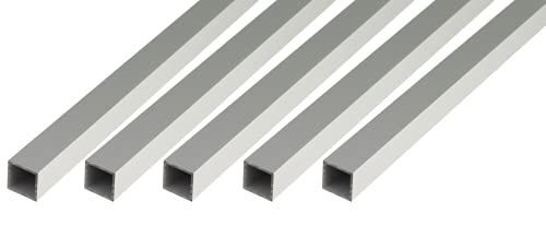 Alberts 498108 Vierkantrohr | Aluminium, silberfarbig eloxiert | 1000 x 15 x 15 mm | 5er Set Alberts 498108 Vierkantrohr | Aluminium, silberfarbig eloxiert | 1000 x 15 x 15 mm | 5er Set von Alberts