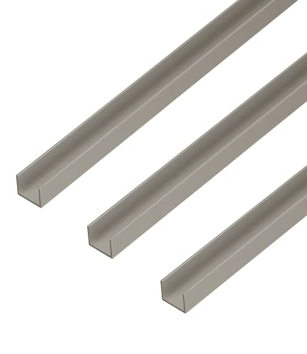 Alberts 499174 U-Profil | speziell für 19 mm starke Spanplatten | Aluminium, silberfarbig eloxiert | 1000 x 22 x 15 mm | 3er Set Alberts 499174 U-Profil | speziell für 19 mm starke Spanplatten | Aluminium, silberfarbig eloxiert | 1000 x 22 x 15 mm | 3er Set von Alberts