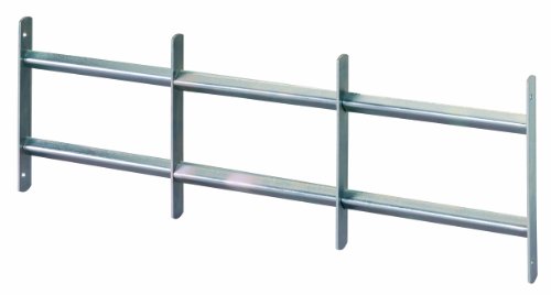 Alberts 553685 Fenstergitter Venlo | ausziehbar | galvanisch blau verzinkt | 300 x 700-1050 mm von Alberts