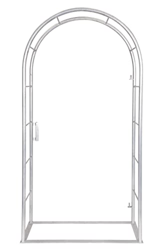 Alberts 554132 Rosenbogen Baccara | ausziehbar | Stahl roh, feuerverzinkt | 34 x 1090 x 2160 mm von Alberts