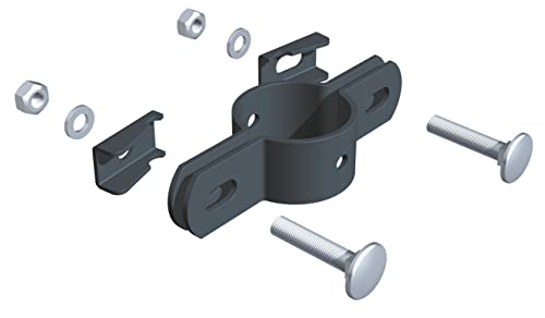 Alberts 563394 Doppelschelle | Stahl roh, sendzimirverzinkt anthrazit kunststoffbeschichtet RAL 7016 | für Pfosten-Ø 34 mm Alberts 563394 Doppelschelle | Stahl roh, sendzimirverzinkt anthrazit kunststoffbeschichtet RAL 7016 | für Pfosten-Ø 34 mm von Alberts