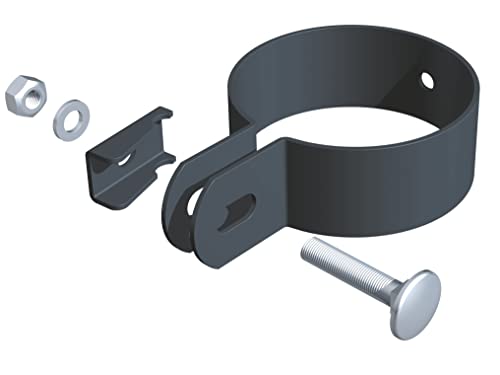 Alberts 563547 Endschelle | Stahl roh, sendzimirverzinkt anthrazit kunststoffbeschichtet RAL 7016 | für Pfosten-Ø 60 mm Alberts 563547 Endschelle | Stahl roh, sendzimirverzinkt anthrazit kunststoffbeschichtet RAL 7016 | für Pfosten-Ø 60 mm von Alberts
