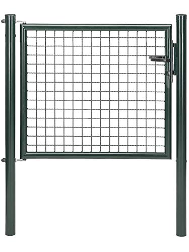 Alberts 600099 Wellengitter-Einzeltor | verschiedene Breiten und Höhen | anthrazit-metallic | Breite 100 cm | Höhe 75 cm von Alberts