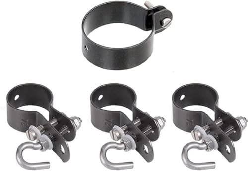 Alberts 634438 Zaunanschluss-Set Wellengittertor an Maschendrahtzaun | Set,1s | zinkphosphatiert anthrazit-metallic | mit Einschlag-Bodenhülse | Torpfosten-Ø: 60 mm | Zaunhöhe: bis 1750 mm von Alberts