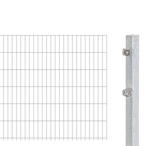 Alberts 641337 Doppelstab-Gittermatten Typ 6/5/6, 2500 mm, feuerverzinkt, Höhe 103 cm von Alberts