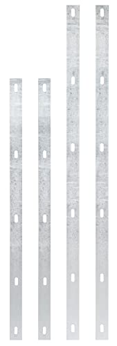 Alberts 646141 Set Flacheisen Step² | Stahl roh, feuerverzinkt passiviert | Länge: 1020 mm | Breite: 40 mm | 4er Set Alberts 646141 Set Flacheisen Step² | Stahl roh, feuerverzinkt passiviert | Länge: 1020 mm | Breite: 40 mm | 4er Set von Alberts