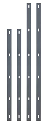 Alberts 646172 Set Flacheisen Step² | Stahl roh, feuerverzinkt anthrazit kunststoffbeschichtet RAL 7016 | Länge: 1020 mm | Breite: 40 mm | 4er Set Alberts 646172 Set Flacheisen Step² | Stahl roh, feuerverzinkt anthrazit kunststoffbeschichtet RAL 7016 | Länge: 1020 mm | Breite: 40 mm | 4er Set von Alberts