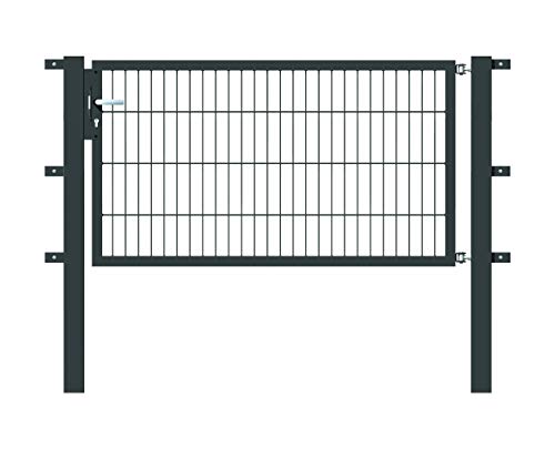 Alberts 647483 Einzeltor Flexo mit Zubehör | verschiedene Breiten und Höhen | anthrazit | Breite 150 cm | Höhe 80 cm von Alberts