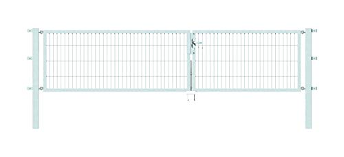 Alberts 647957 Doppeltor Flexo mit Zubehör | verschiedene Breiten und Höhen | feuerverzinkt | Breite 350 cm | Höhe 80 cm Alberts 647957 Doppeltor Flexo mit Zubehör | verschiedene Breiten und Höhen | feuerverzinkt | Breite 350 cm | Höhe 80 cm von Alberts