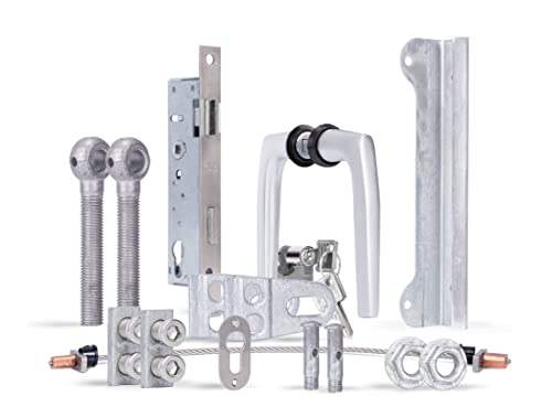 Alberts 652784 Zubehör-Set Flexo Plus | für Einzeltore | Stahl roh, feuerverzinkt Alberts 652784 Zubehör-Set Flexo Plus | für Einzeltore | Stahl roh, feuerverzinkt von Alberts