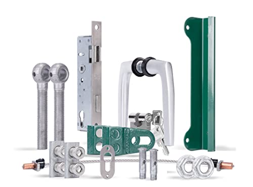 Alberts 652791 Zubehör-Set Flexo Plus | für Einzeltore | Stahl roh, feuerverzinkt grün kunststoffbeschichtet RAL 6005 Alberts 652791 Zubehör-Set Flexo Plus | für Einzeltore | Stahl roh, feuerverzinkt grün kunststoffbeschichtet RAL 6005 von Alberts