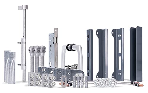 Alberts 652838 Zubehör-Set Flexo Plus | für Doppeltore | Stahl roh, feuerverzinkt anthrazit kunststoffbeschichtet RAL 7016 Alberts 652838 Zubehör-Set Flexo Plus | für Doppeltore | Stahl roh, feuerverzinkt anthrazit kunststoffbeschichtet RAL 7016 von Alberts