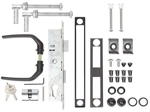 Alberts 653859 Zubehör-Set für Wellengitter-Tore | für Tore bis 1500 mm Höhe | zinkphosphatiert, anthrazit-metallic kunststoffbeschichtet Alberts 653859 Zubehör-Set für Wellengitter-Tore | für Tore bis 1500 mm Höhe | zinkphosphatiert, anthrazit-metallic kunststoffbeschichtet von Alberts