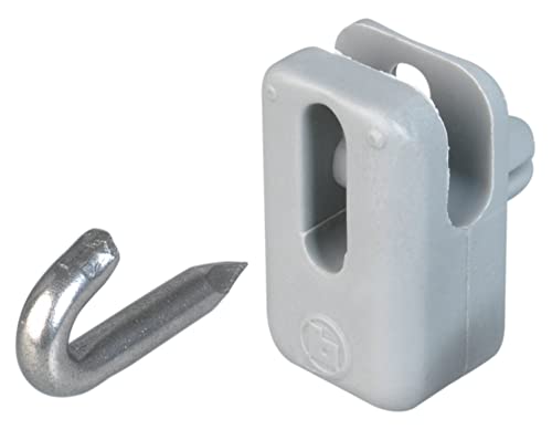 Alberts 655884 Drahthalter | für Spann- und Stacheldrähte | Kunststoff, grau RAL 7001 | 25 x 15 x 10 mm Alberts 655884 Drahthalter | für Spann- und Stacheldrähte | Kunststoff, grau RAL 7001 | 25 x 15 x 10 mm von Alberts