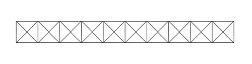 Alberts 665210 Dekorelement Design Nexus | für die Dekoration von Doppelstabmattenzäunen | anthrazit | Breite 2000 | Höhe 200 mm von Alberts