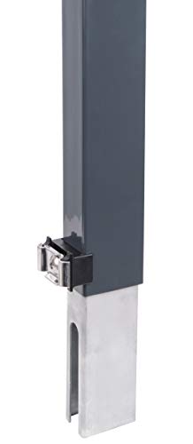 Alberts 672676 Zaunerhöhung Erhard | zur einfachen Erhöhung eines vorhandenen Doppelstabmattenzaunes | anthrazit | Höhe 600 mm | für Pfosten 60 x 40 mm Alberts 672676 Zaunerhöhung Erhard | zur einfachen Erhöhung eines vorhandenen Doppelstabmattenzaunes | anthrazit | Höhe 600 mm | für Pfosten 60 x 40 mm von Alberts