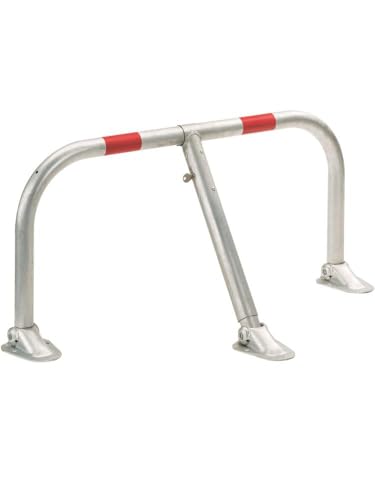 Alberts 691042 Parkplatzbügel Spielberg | mit Profilzylinderschloss und drei Schlüsseln | zum Aufschrauben | feuerverzinkt, mit roten Ringen | 450 x 950 mm Alberts 691042 Parkplatzbügel Spielberg | mit Profilzylinderschloss und drei Schlüsseln | zum Aufschrauben | feuerverzinkt, mit roten Ringen | 450 x 950 mm von Alberts