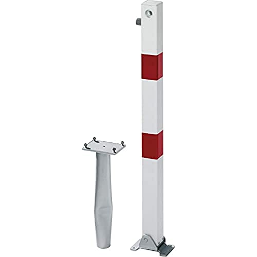 Alberts 781149 Absperrpfosten Klappy-Bo | wahlweise in verschiedenen Ausführungen | zum Einbetonieren, umlegbar | weiß | Pfosten 70 x 70 mm | Höhe über Boden 100 cm Alberts 781149 Absperrpfosten Klappy-Bo | wahlweise in verschiedenen Ausführungen | zum Einbetonieren, umlegbar | weiß | Pfosten 70 x 70 mm | Höhe über Boden 100 cm von Alberts