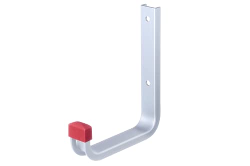 Alberts 805531 Wandhaken | wahlweise in verschiedenen Ausführungen | abgewinkelt | Aluminium | Tiefe 115 mm | Höhe 140 mm von Alberts