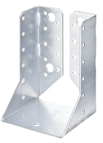 Alberts 820213 Balkenschuh | Typ B | sendzimirverzinkt | 80 x 120 mm | 25er Set von Alberts