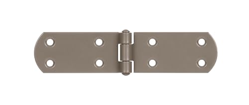 Alberts 821616 DURAVIS® Kistenband | mit vernietetem Stift | perlbeige duplexbeschichtet RAL 1035 | Größe 156 x 35 x 2 mm | 20er Set von Alberts