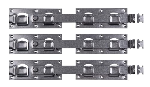 Alberts 822583 DURAVIS® Doppeltorüberwurf | schwarzdiamant duplexbeschichtet | Größe 423 x 70 mm | 3er Set von Alberts