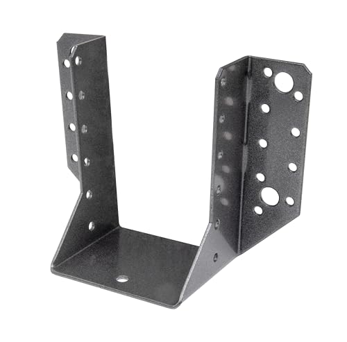 Alberts 822798 DURAVIS® Balkenschuh | Typ A | schwarzdiamant duplexbeschichtet | lichte Breite 80 mm | Höhe 120 mm | 25er Set von Alberts