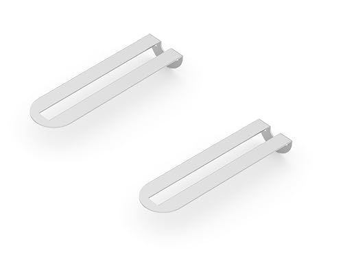 Alberts 834937 Regalträger Gina | ein Paar | Regalhalter wahlweise in verschiedenen Trendfarben | Regalwinkel als ein Paar oder einzeln | Größe 60 x 220 x 50 mm von Alberts