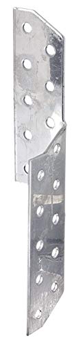 Alberts 848262 Sparren-Pfettenanker | rechts | Edelstahl | 32 x 32 x 170 mm | 25er Set von Alberts