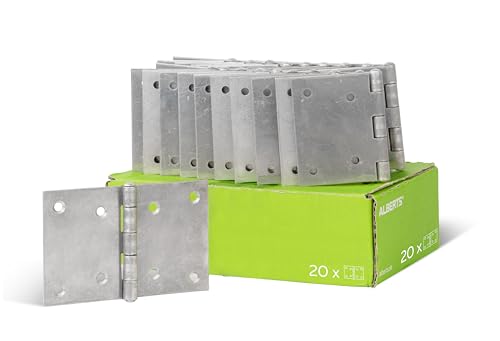 Alberts 852047 Scharnier | breit | Edelstahl | 81 x 128 mm | 20er Set Alberts 852047 Scharnier | breit | Edelstahl | 81 x 128 mm | 20er Set von Alberts