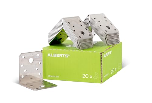 Alberts 869083 Winkelverbinder | Edelstahl | 70 x 70 x 55 mm | 20er Set Alberts 869083 Winkelverbinder | Edelstahl | 70 x 70 x 55 mm | 20er Set von Alberts