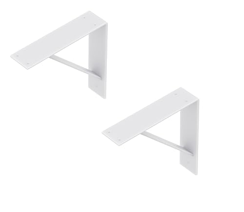 Alberts 869649 Regalträger Sam Regalhalter wahlweise in verschiedenen Trendfarben-Regalwinkel als ein Paar oder einzeln-205 x 205 x 50 mm, weiß Alberts 869649 Regalträger Sam Regalhalter wahlweise in verschiedenen Trendfarben-Regalwinkel als ein Paar oder einzeln-205 x 205 x 50 mm, weiß von Alberts