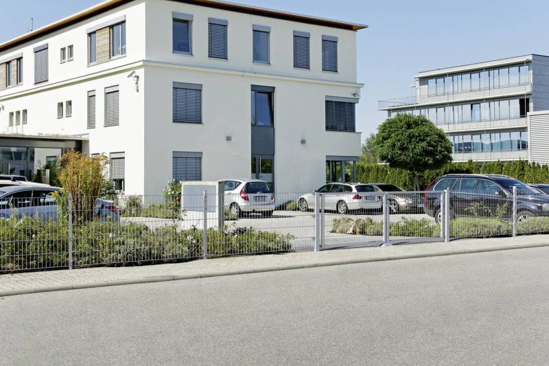 Alberts Doppelstab-Gittermatte 2 m 80 hoch cm Typ 6/5/6 feuerverzinkt von Alberts
