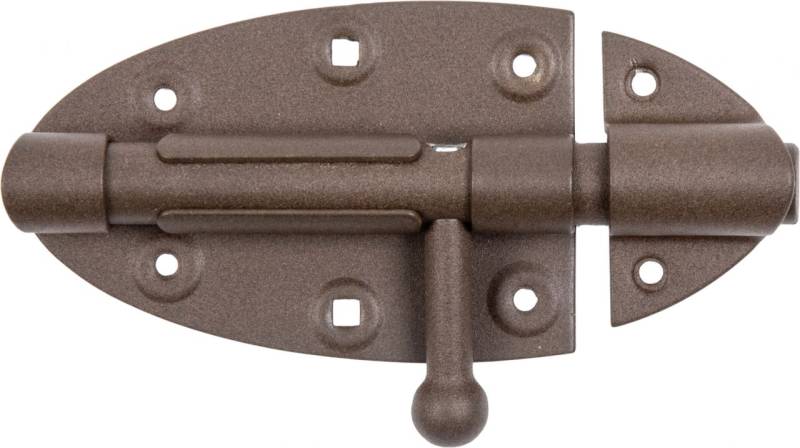 Alberts Duravis Bolzenriegel Ø16 rostbraun, 112 x 72 Ø 16 mm von Alberts