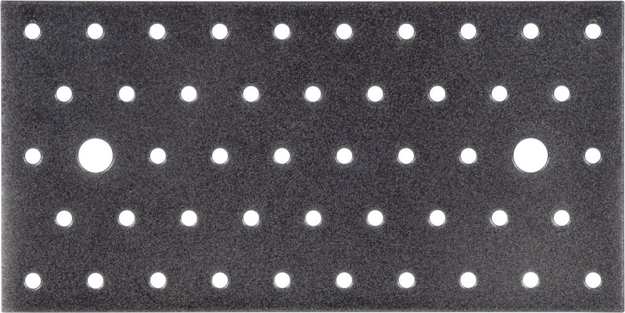 Alberts Duravis Lochplatte schwarz diamant, 200 x 100 x 2 mm von Alberts
