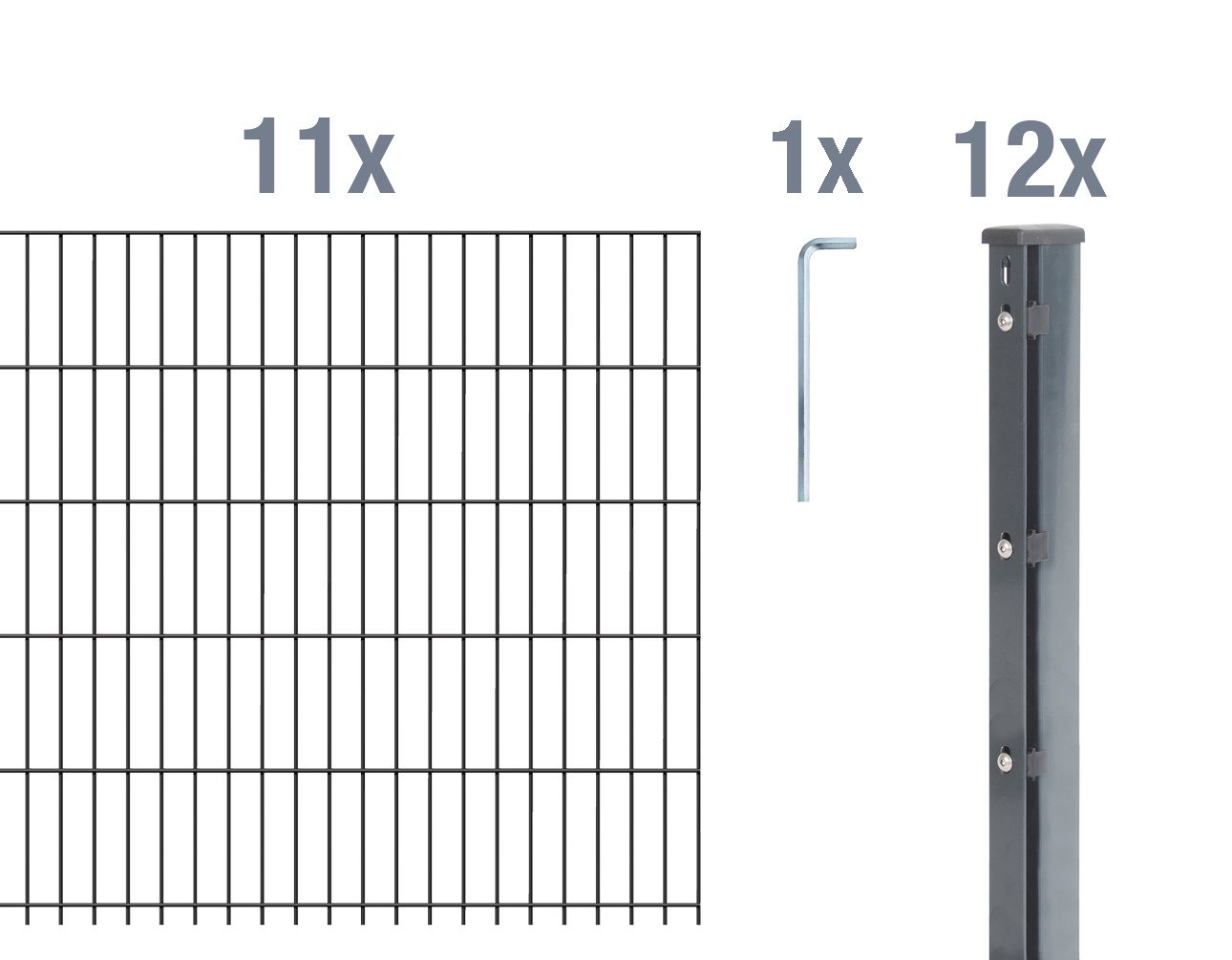 Alberts Einstabmattenzaun DSM-Set,Flach.6/5/6anth2500x1230/27,5, DSM-Set,Flach.6/5/6anth2500x1230/27,5 Alberts Einstabmattenzaun DSM-Set,Flach.6/5/6anth2500x1230/27,5, DSM-Set,Flach.6/5/6anth2500x1230/27,5 von Alberts
