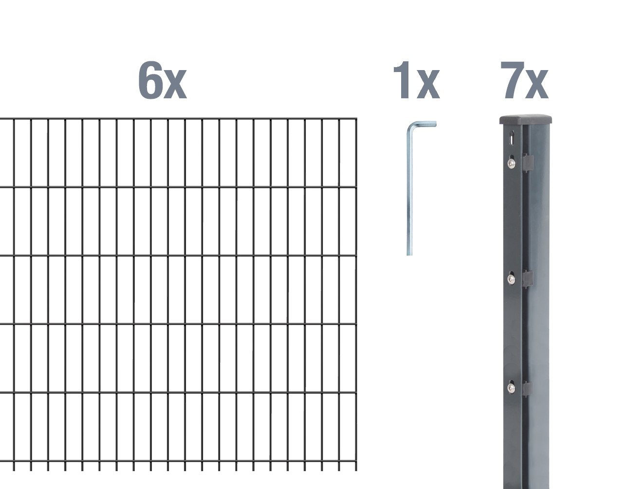 Alberts Einstabmattenzaun DSM-Set,Flach.8/6/8anth2500x1230/15, DSM-Set,Flach.8/6/8anth2500x1230/15 Alberts Einstabmattenzaun DSM-Set,Flach.8/6/8anth2500x1230/15, DSM-Set,Flach.8/6/8anth2500x1230/15 von Alberts
