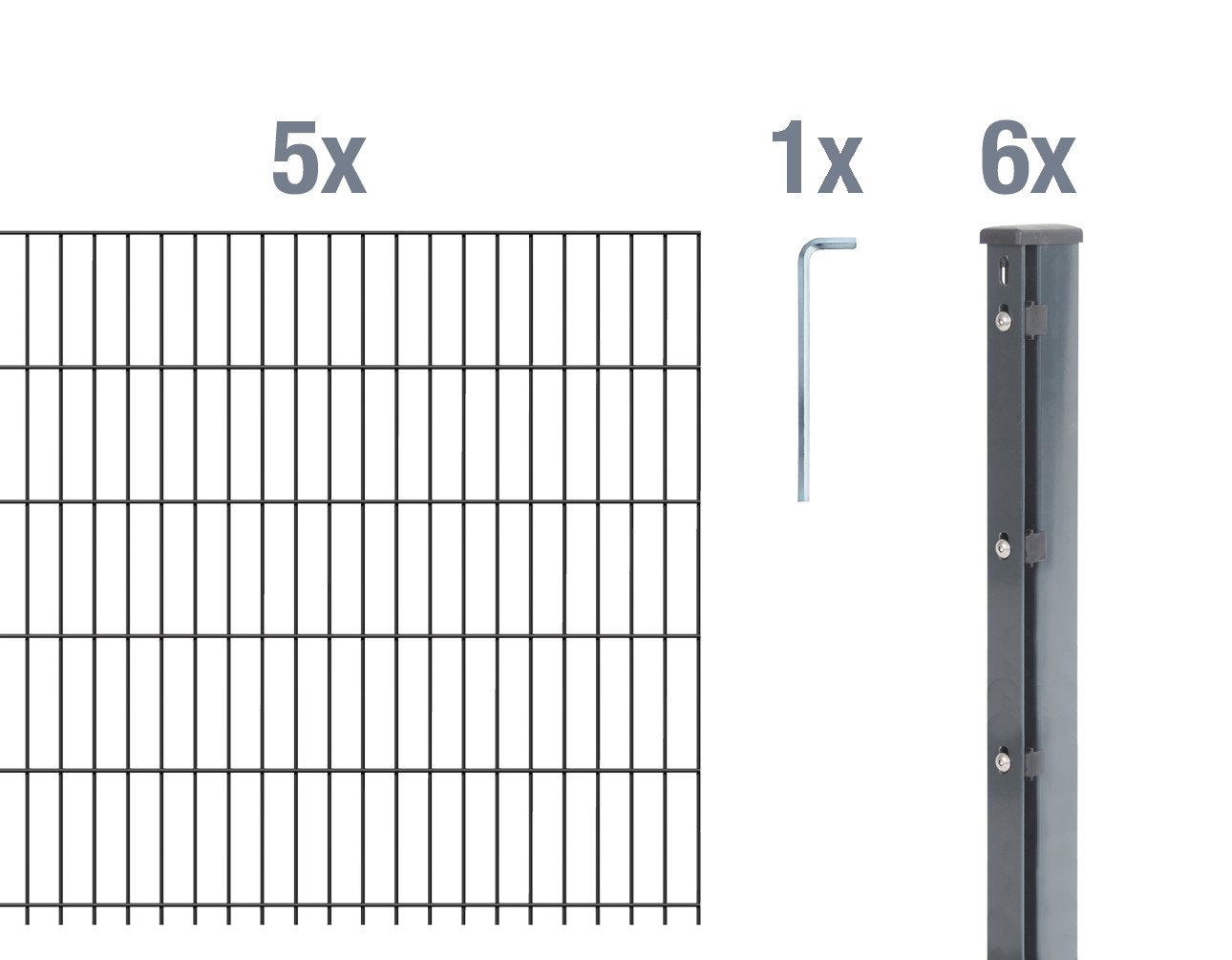 Alberts Einstabmattenzaun DSM-Set,Flach.8/6/8anth2500x1630/12,5, DSM-Set,Flach.8/6/8anth2500x1630/12,5 Alberts Einstabmattenzaun DSM-Set,Flach.8/6/8anth2500x1630/12,5, DSM-Set,Flach.8/6/8anth2500x1630/12,5 von Alberts