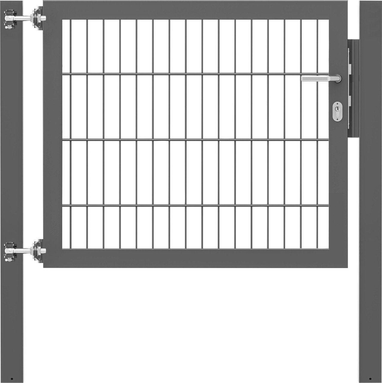 Alberts Einzeltor Flexo Plus anthrazit 100 x 80 cm von Alberts