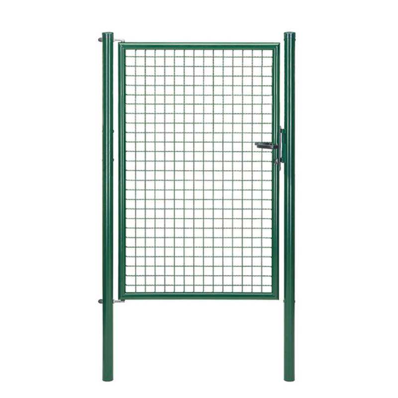 Alberts Einzeltor 'Wellengitter' mit Pfosten 100 x 150 cm grün von Alberts