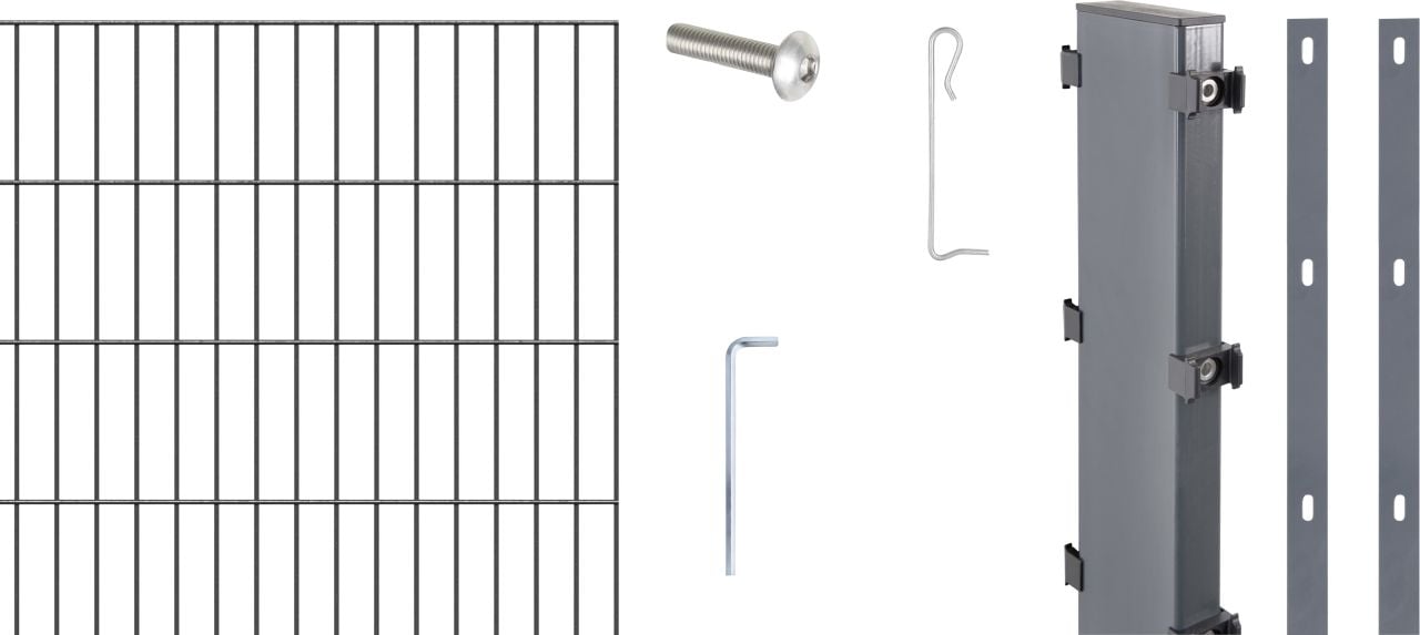 Alberts Gabionen Anbauset Step² 200 x 100 cm anthrazit zE Alberts Gabionen Anbauset Step² 200 x 100 cm anthrazit zE von Alberts