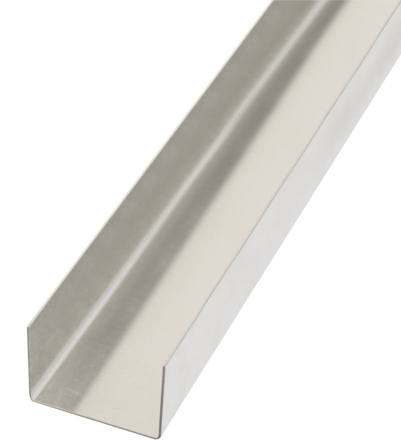 Alberts Glattblech  U-Form Aluminium natur 20 x 29 x 20 x 2000 mm gekantet von Alberts